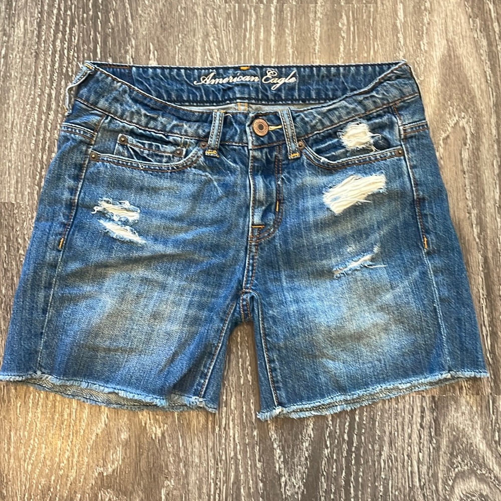 American eagle jean shorts